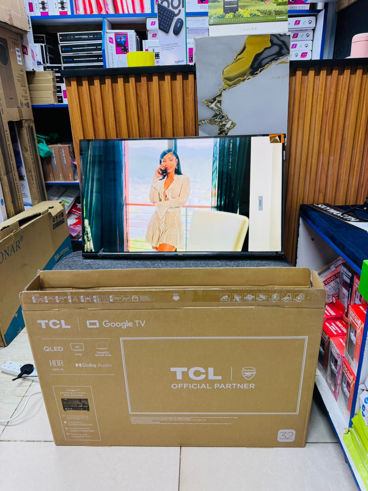 TCL 32-Inch QLED 2K Google Smart TV – Frameless Display with Bluetooth - photo 2