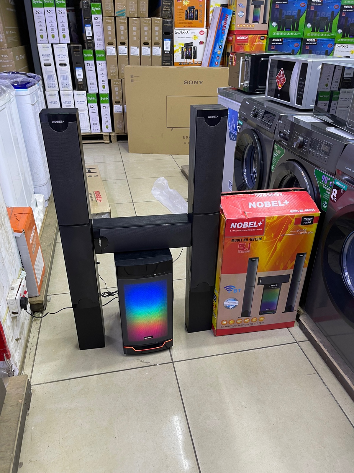 Nobel+ 3.1 Channel Subwoofer Sound System – Home Audio Entertainment