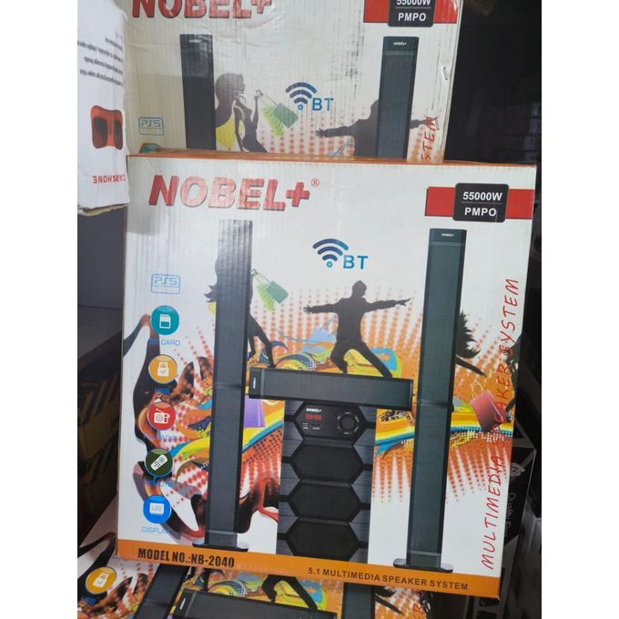 Nobel Plus NB-2040 5.1 Channel Subwoofer 55000W Tallboy Speaker System - photo 2