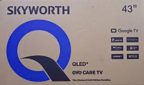 Skyworth 43-Inch QLED+ Google TV – Frameless Smart TV with Bluetooth, Netflix and YouTube - photo 3