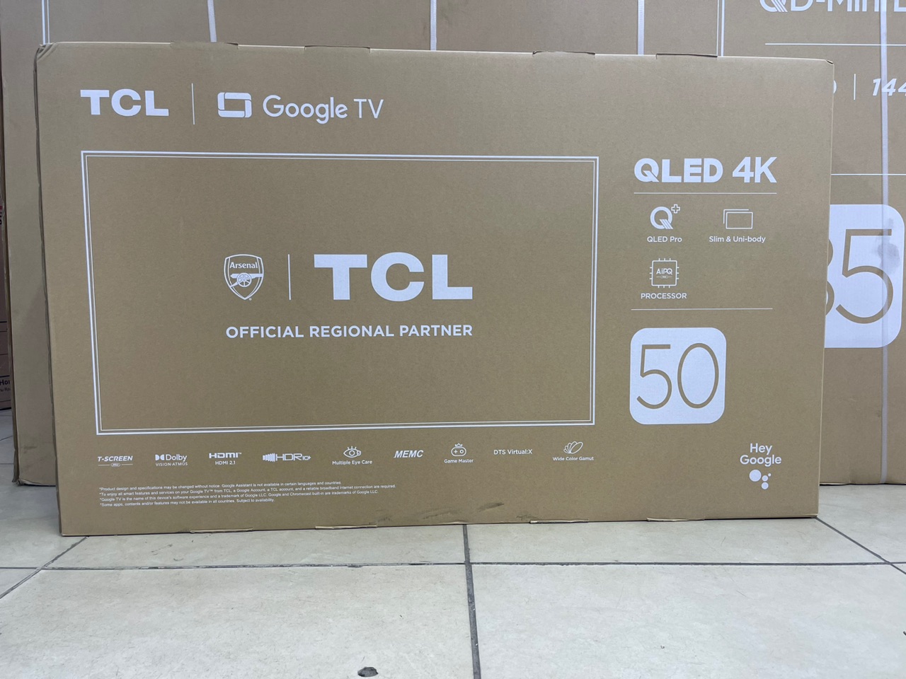 TCL 50-Inch QLED 4K Smart TV C655 – Frameless Design, Netflix and YouTube