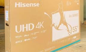 Hisense 55-Inch Smart 4K UHD TV A6 – Frameless Design, Bluetooth, Netflix and YouTube - photo 2