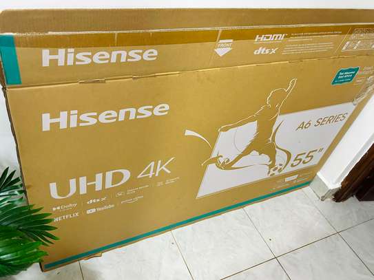 Hisense 55-Inch Smart 4K UHD TV A6 – Frameless Design, Bluetooth, Netflix and YouTube - photo 3