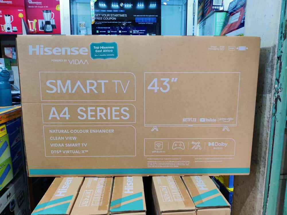 Hisense 43-Inch Smart TV A4 – Frameless Design, Netflix and YouTube - photo 2
