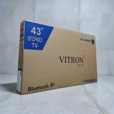 Vitron 43-Inch Android Smart TV with Bluetooth – Frameless Television with Netflix and YouTube - photo 2