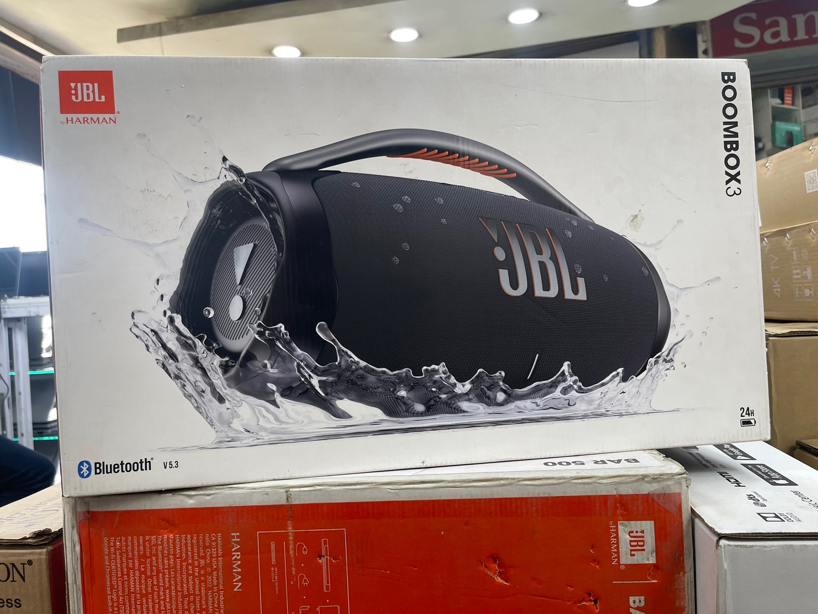 JBL Boombox 3 Portable Bluetooth Speaker – Powerful Sound, Deep Bass and Waterproof Design