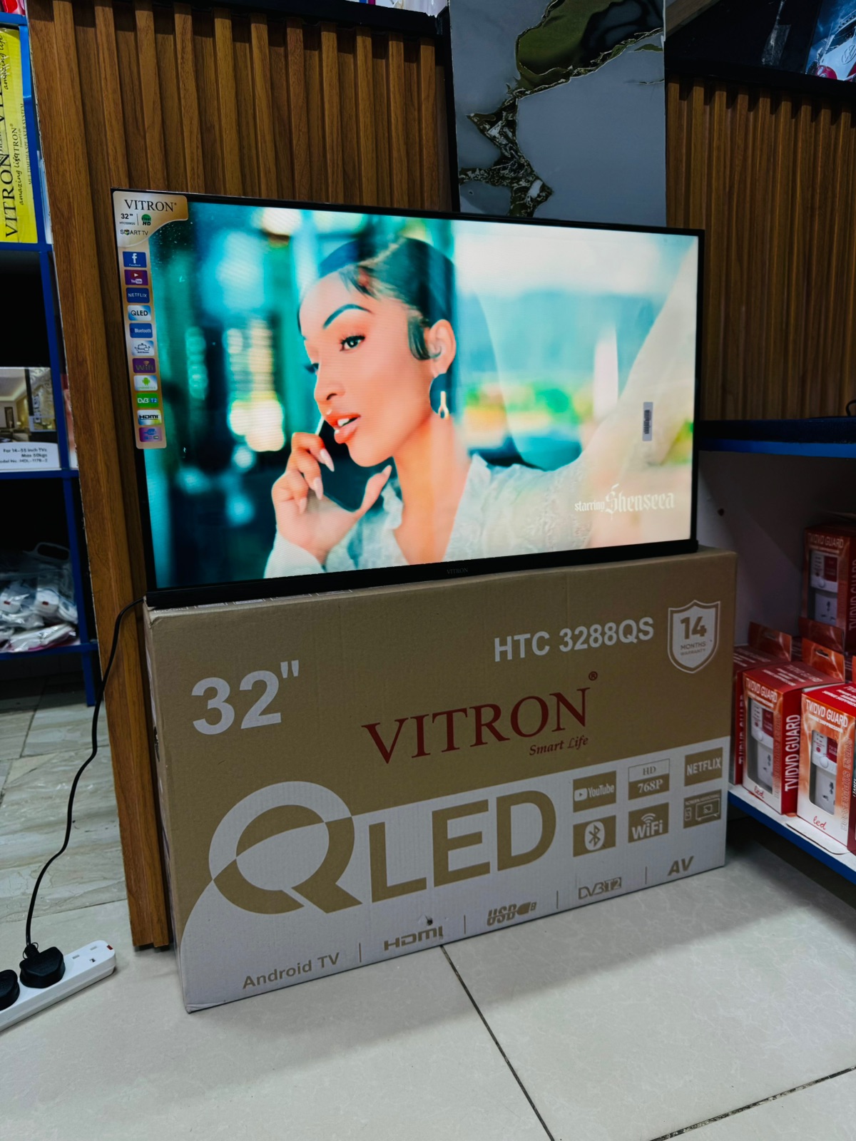 Vitron 32-Inch QLED Android Smart TV Frameless with Bluetooth - photo 2