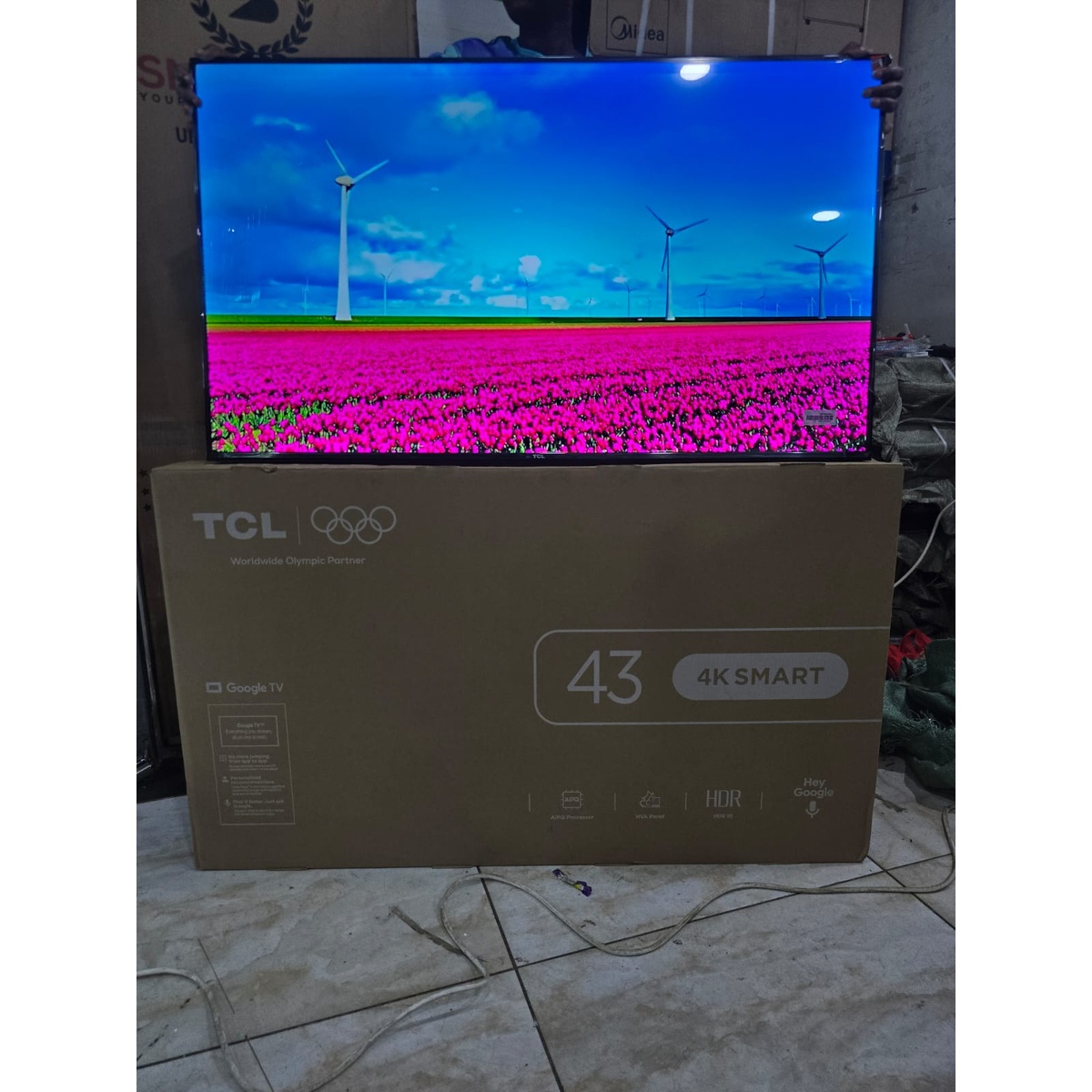 TCL 43-Inch QLED Google TV S5K Frameless Smart TV with Bluetooth