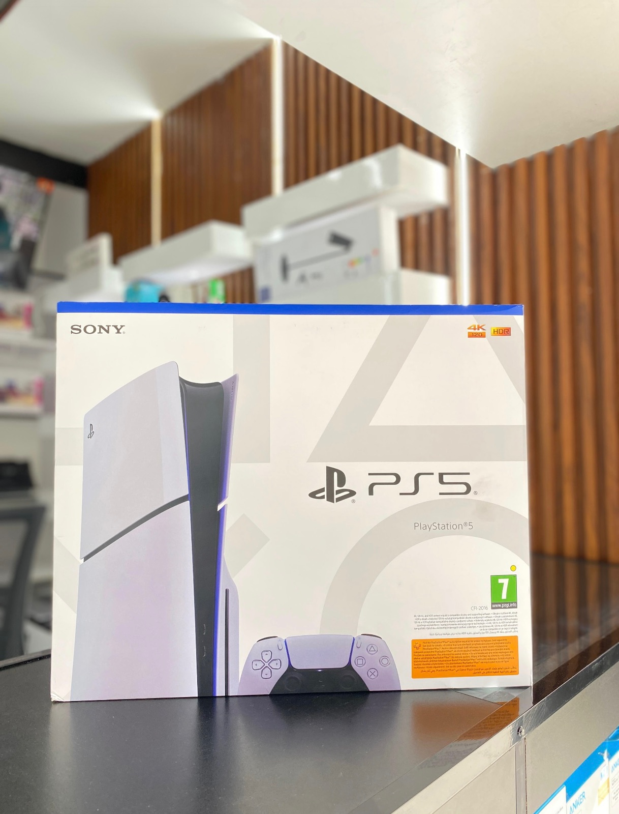 PlayStation 5 Slim Edition Console with DualSense Controller and HDMI Cable