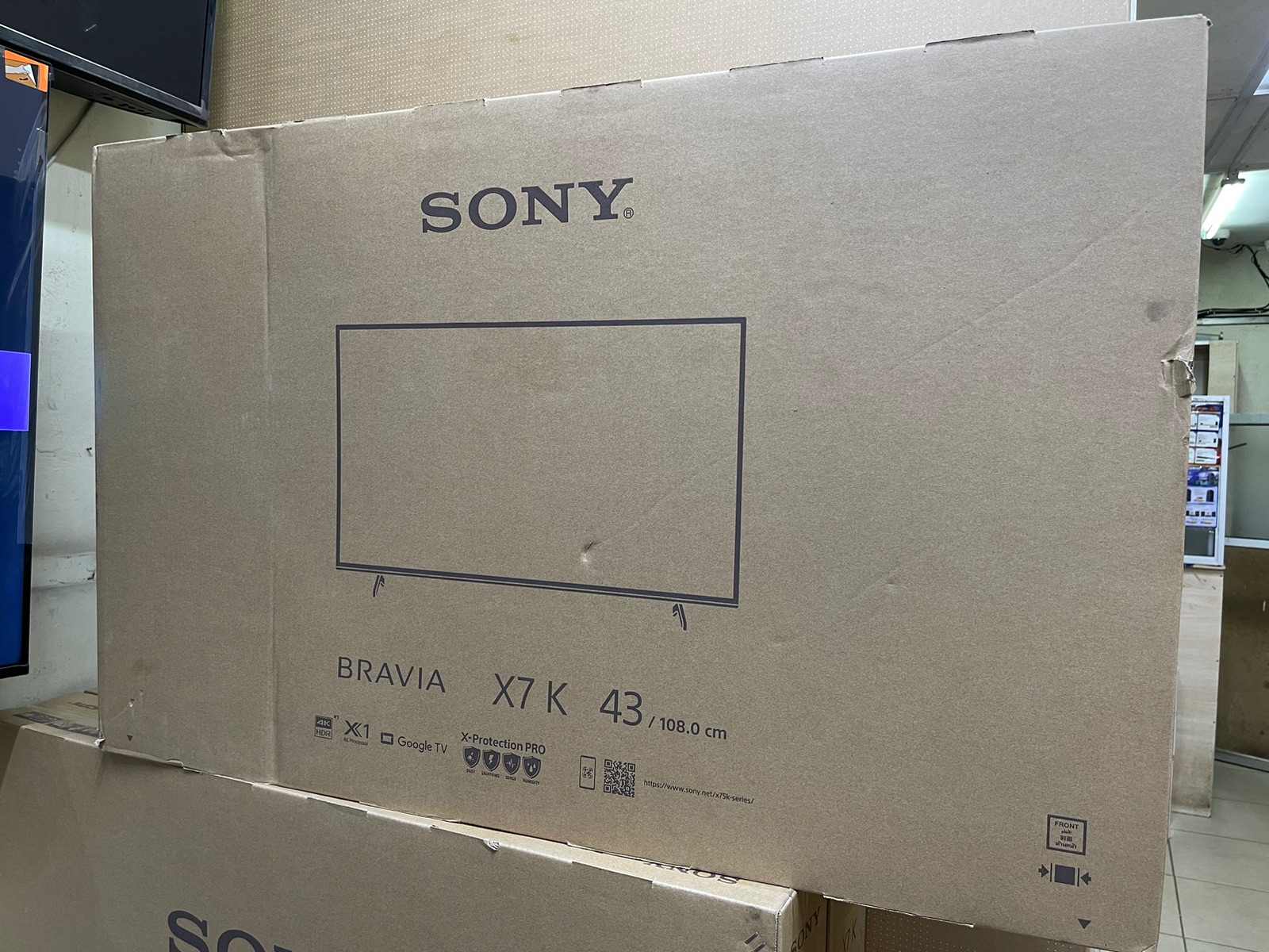 Sony 43-Inch X75K 4K UHD Smart Google TV with Netflix and YouTube