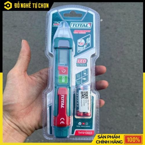 TOTAL Voltage Detector Pen – Non-Contact AC Voltage Tester with LED Indicators - photo 2