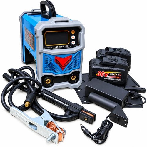 LD-MMA160 Cordless Welding Machine – Portable MMA Welder with 36V Battery, Charger and Welding Accessories - photo 2