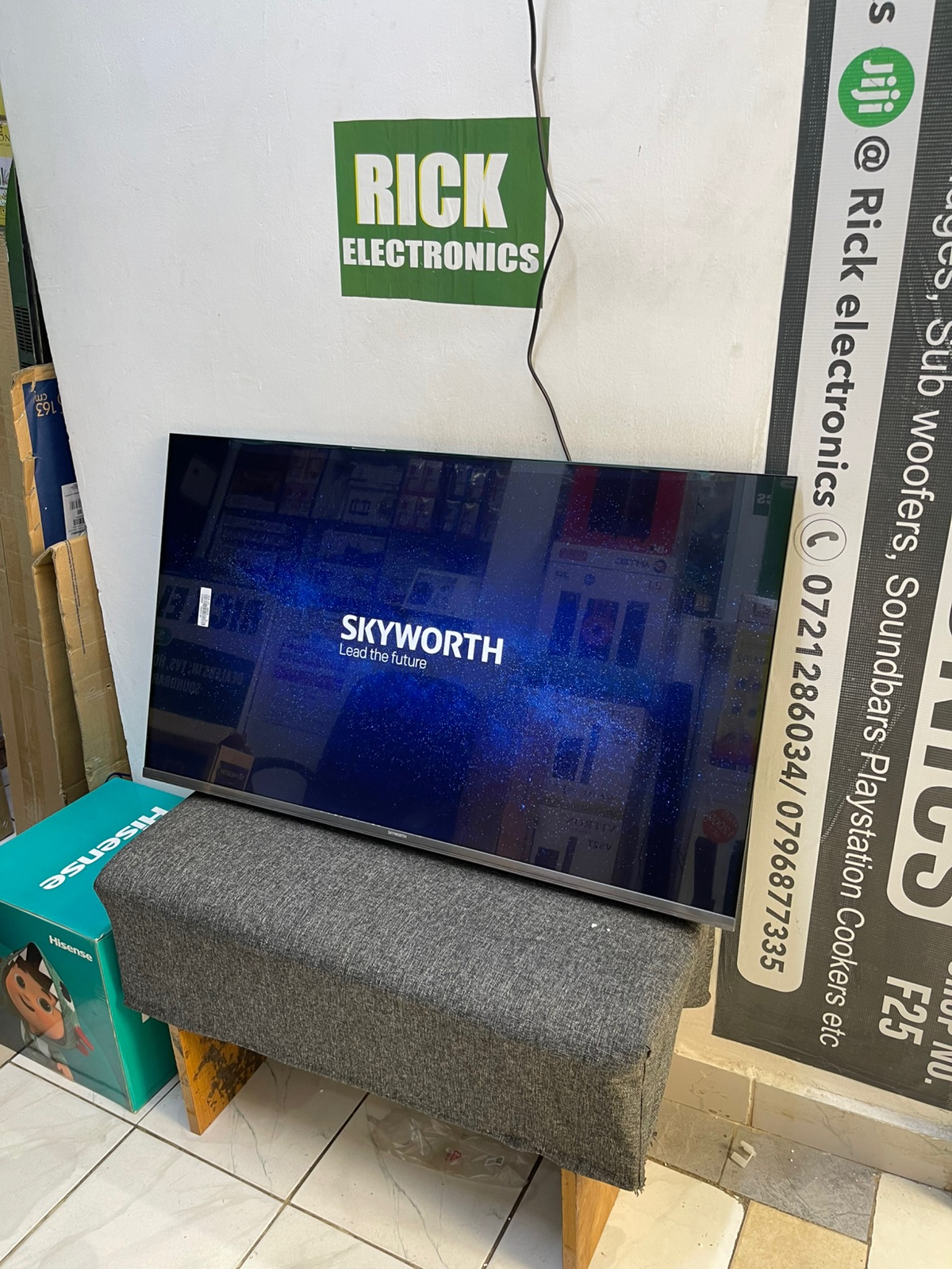 Skyworth 43-Inch 2K Google Smart TV Frameless with Bluetooth, YouTube and Netflix
