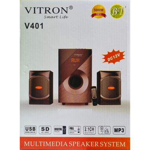 Vitron 2.1 Multimedia Speaker System for Home Audio Entertainment - photo 3