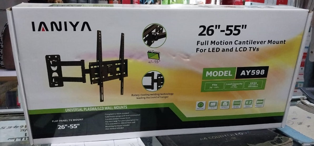 Swivel TV Wall Mount Bracket Adjustable Rotating Television Holder - photo 3