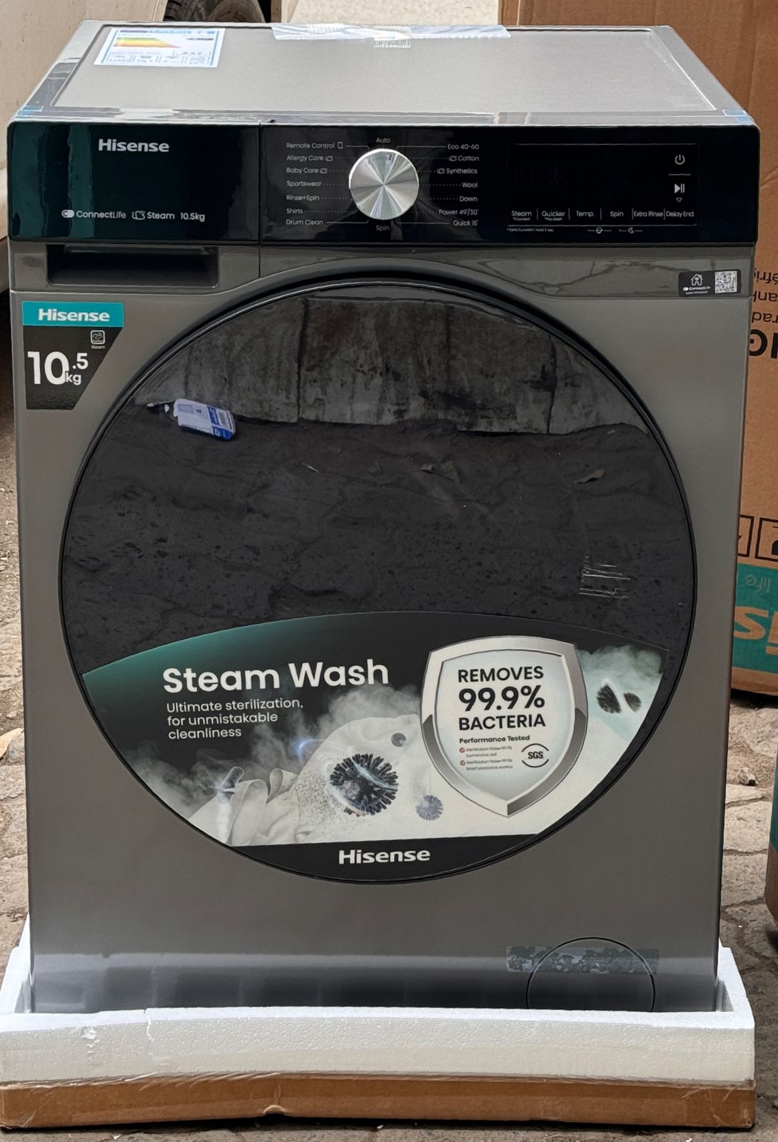 Hisense 10.5kg Wash and Spin Washing Machine