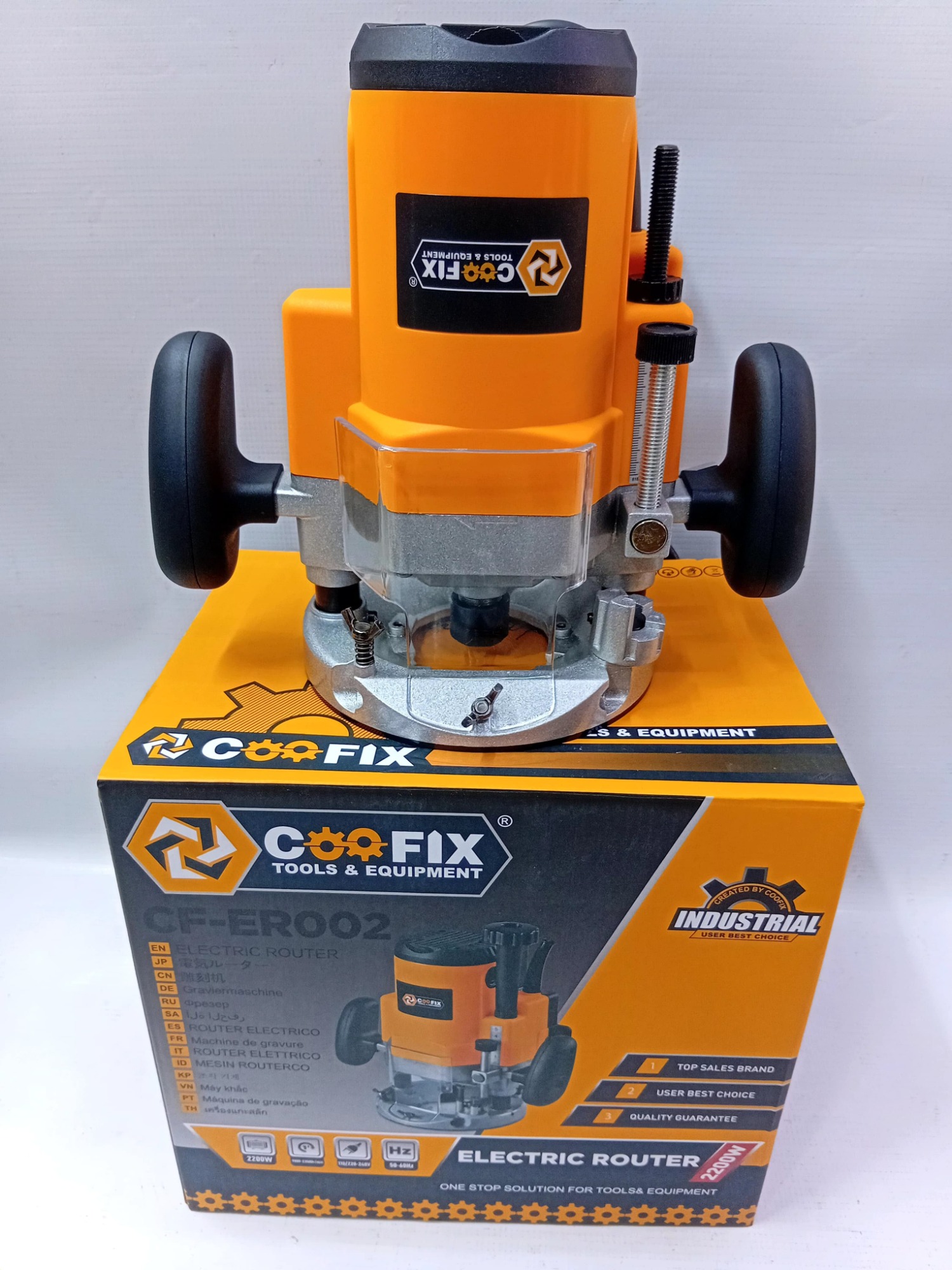 Coofix 2000W Electric Wood Router CF-ER002 Heavy Duty Woodworking Router Machine