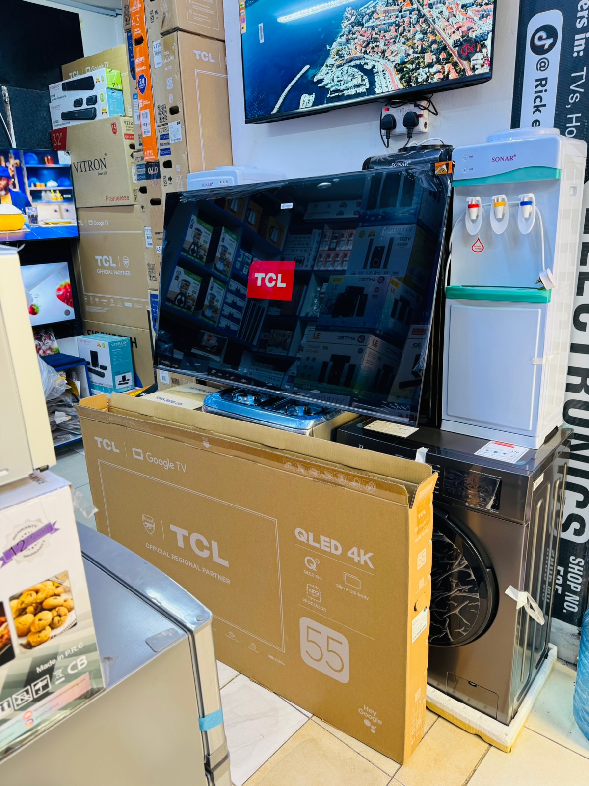 TCL 55-Inch C655 QLED Pro 4K UHD Google Smart TV with Bluetooth - photo 2