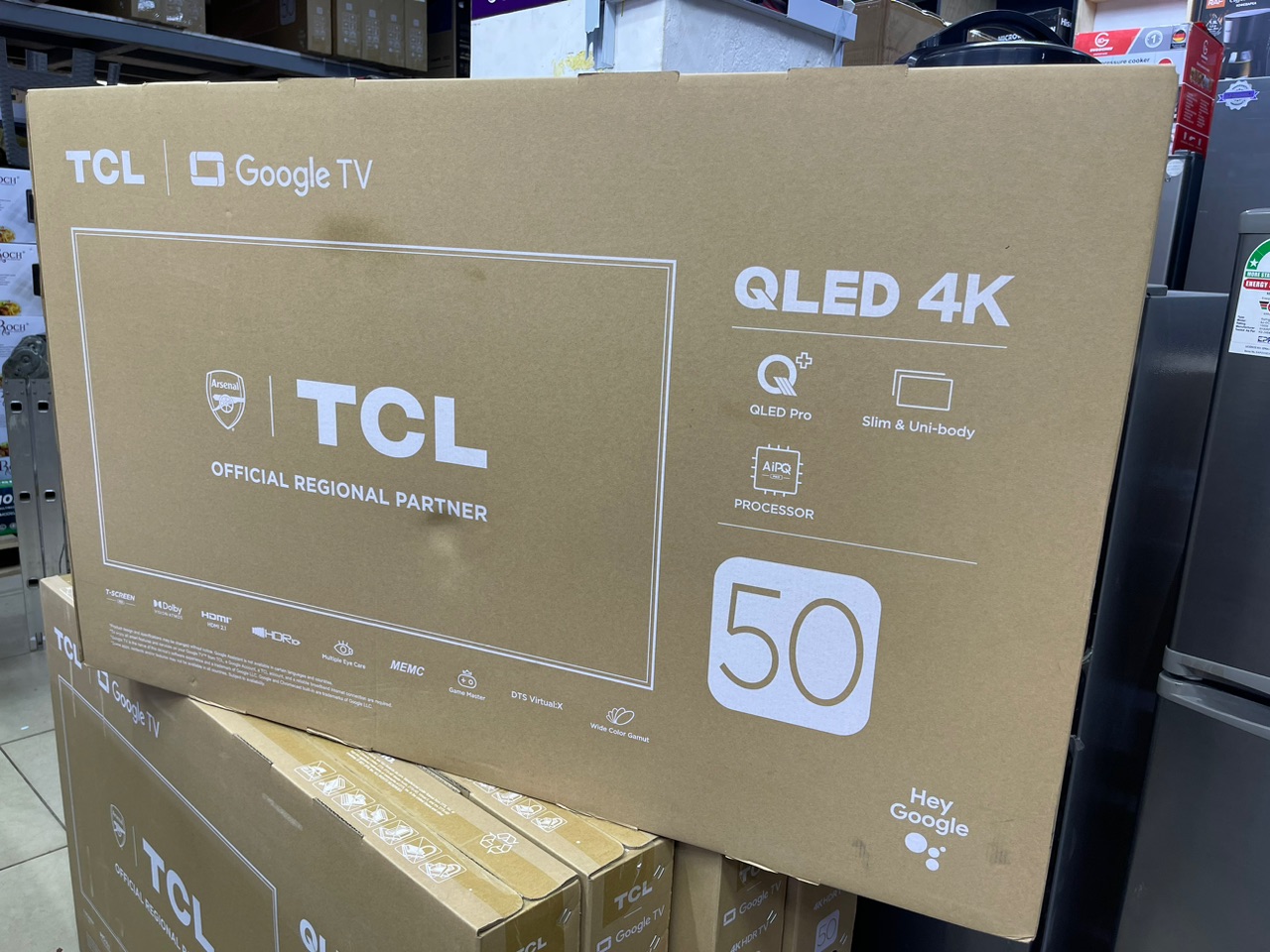 TCL 50-Inch C655 QLED 4K UHD Google Smart TV with YouTube and Netflix