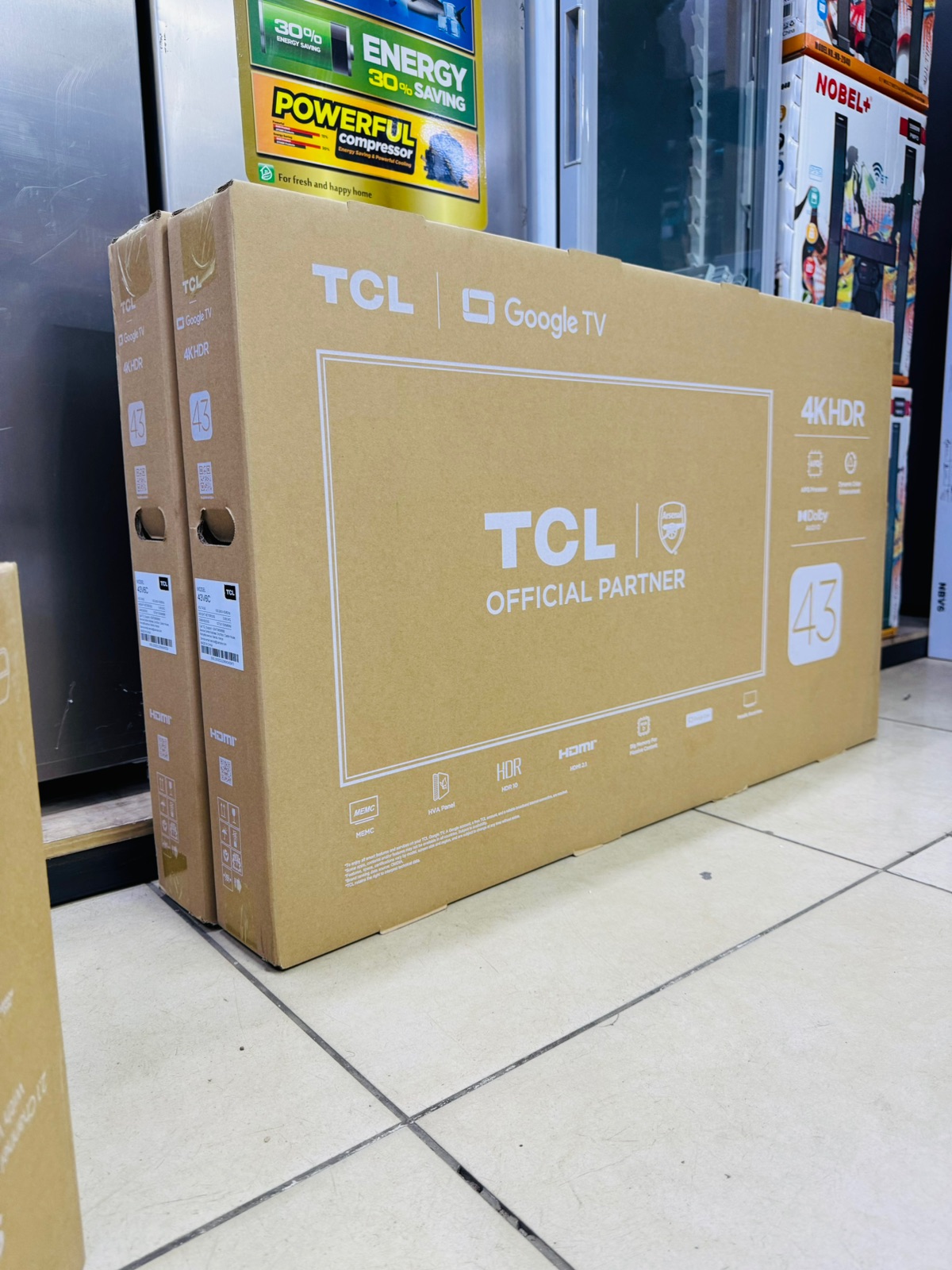 TCL 43-Inch V6C 4K HDR Google Smart TV with Bluetooth, YouTube and Netflix