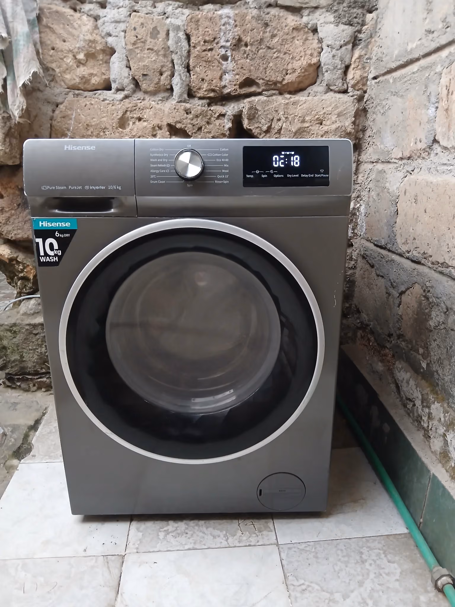 Hisense 10kg Washer and 6kg Dryer 2-in-1 with Inverter Motor and Steam Care - photo 2
