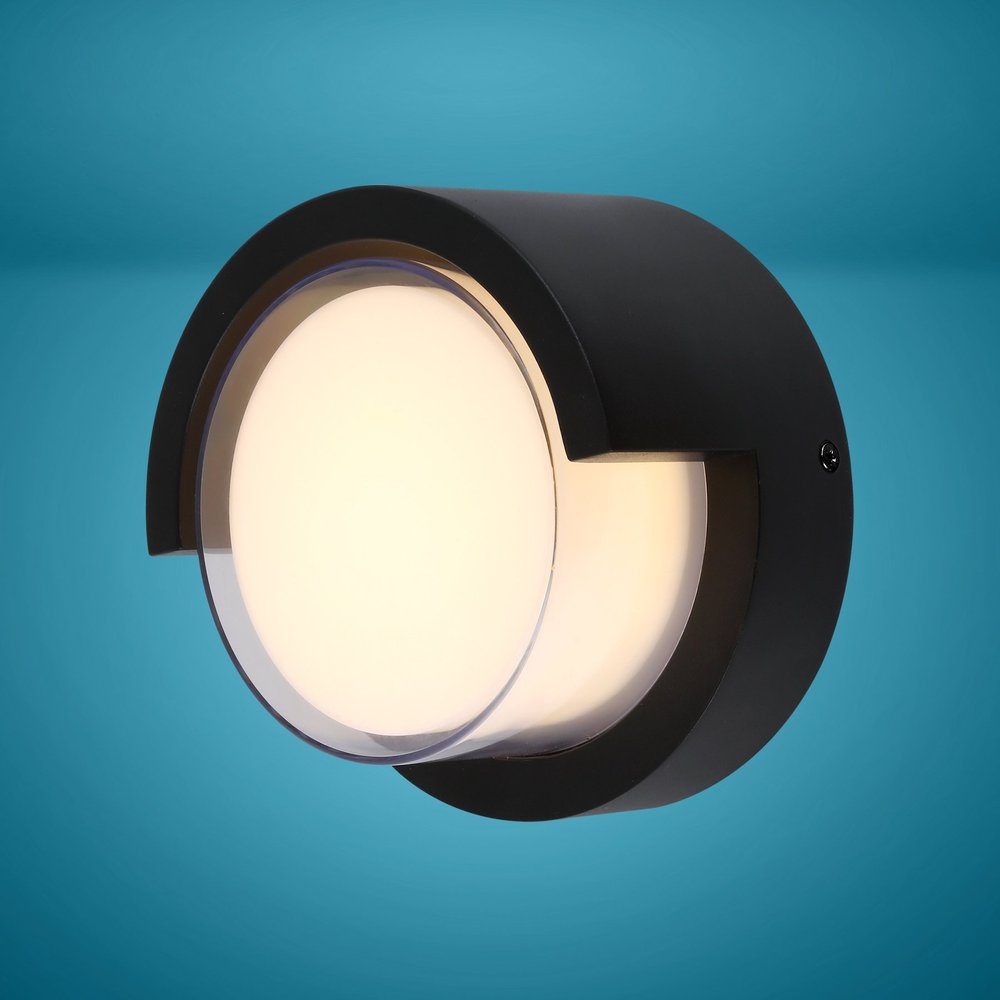 Modern LED Wall Light Black and Gold Finish – Warm White Decorative Wall Lamp for Indoor Lighting - photo 2