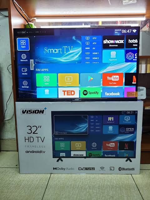 Vision 32-Inch Android Smart TV Frameless with Bluetooth, YouTube and Netflix - photo 2