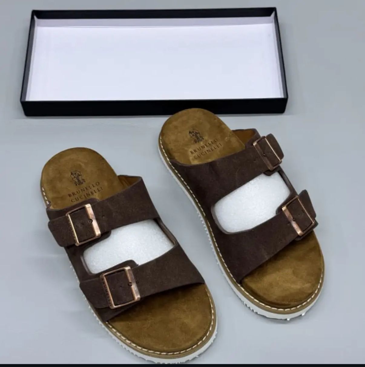 Brunello Executive Men’s Sandals – Stylish, Comfortable & Trendy Formal Sandals
